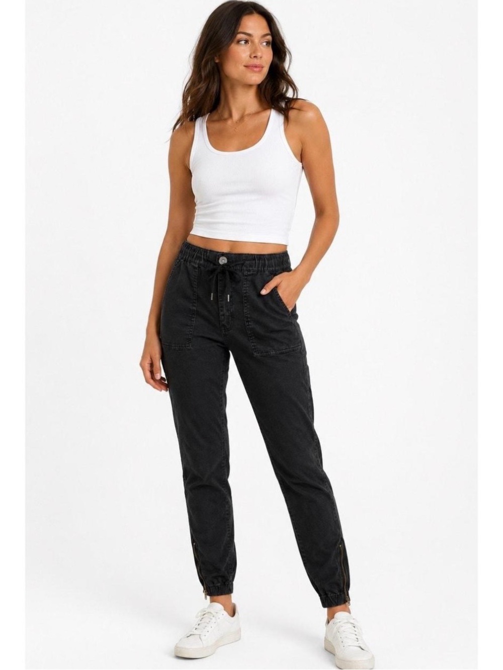 American Eagle Outfitters Black Boyfriend Jogger Jeans